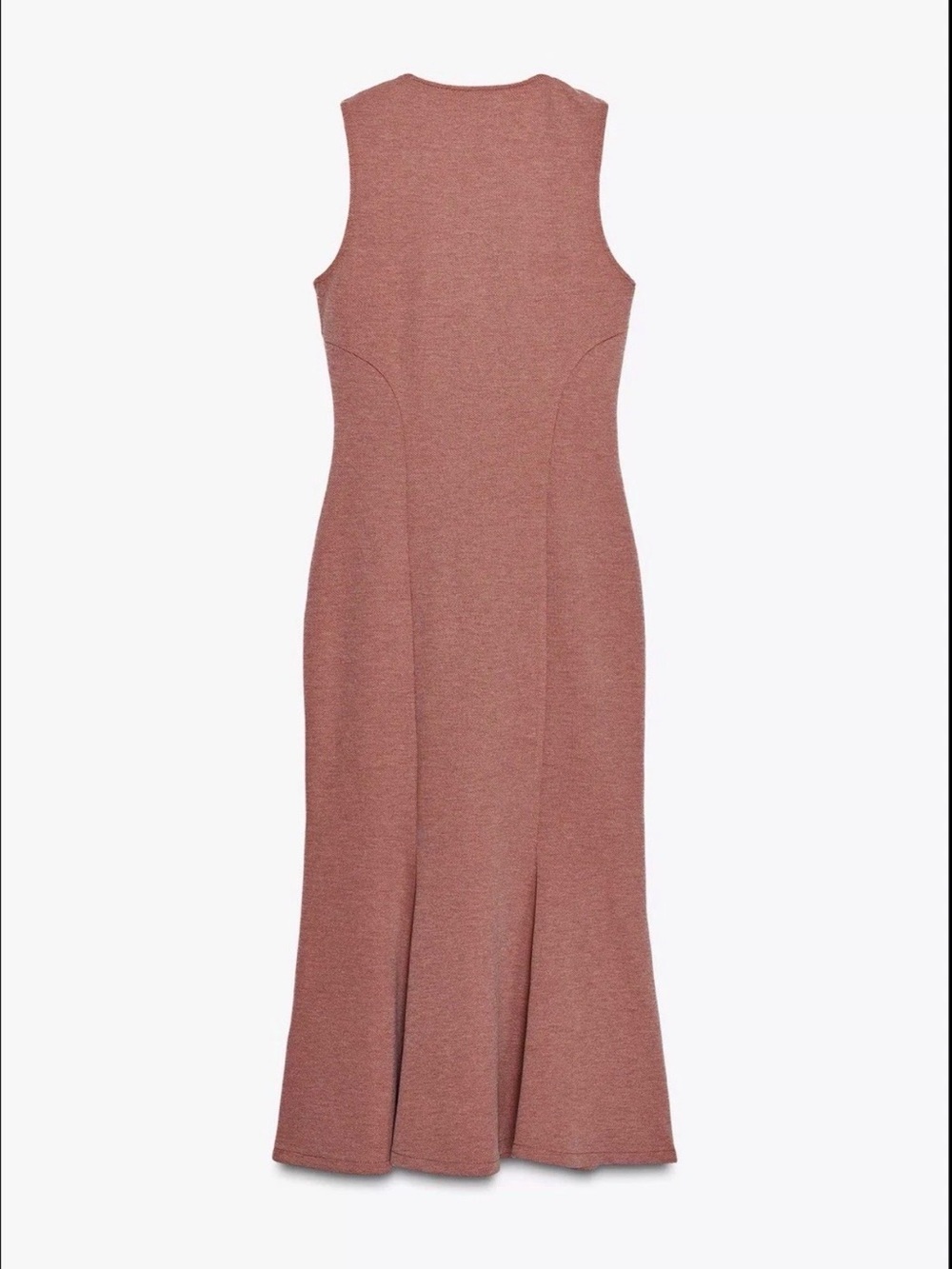 ZARA ❗️NWT PIQUE DRESS BUTTONED SIZE LARGE REF 3644/183 - Picture 5 of 5